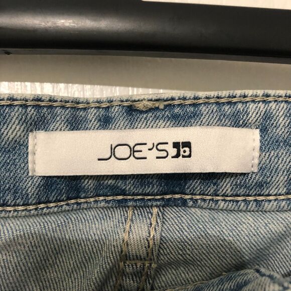 Joes Womens Shorts Size 27 Blue‎ Denim Skinny Acid Wash 5 Pocket Distressed NWT - Picture 6 of 7